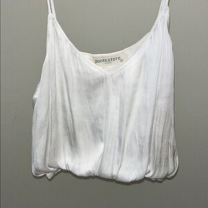 White Strap Women's Top